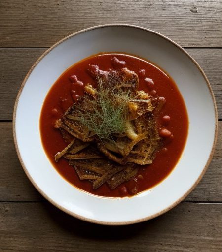 Crispy Fried Fennel in Light Tomato Sauce recipe image