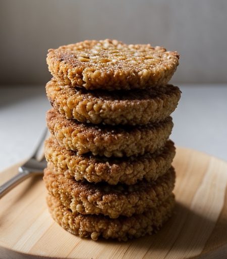 Crispy Fried Oatmeal Slices recipe image