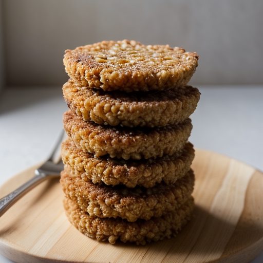 Crispy Fried Oatmeal Slices recipe image