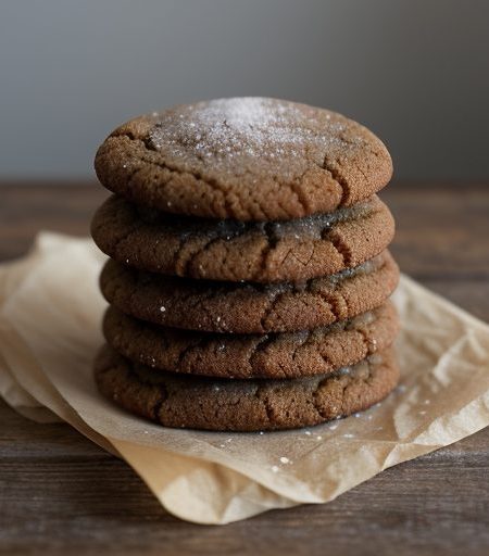 Crispy Molasses Cookies recipe image