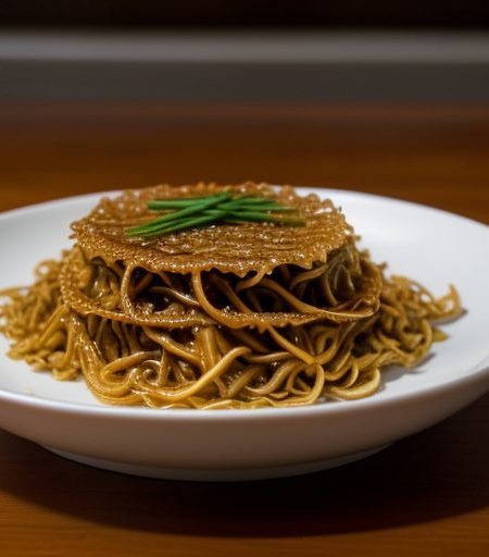 Crispy Noodle Pancake recipe image
