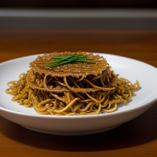 Crispy Noodle Pancake recipe image