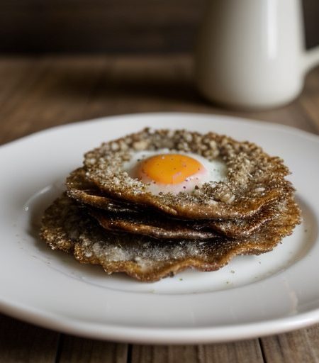 Crispy Oat Herrings and Apple Rings (Irish recipe image