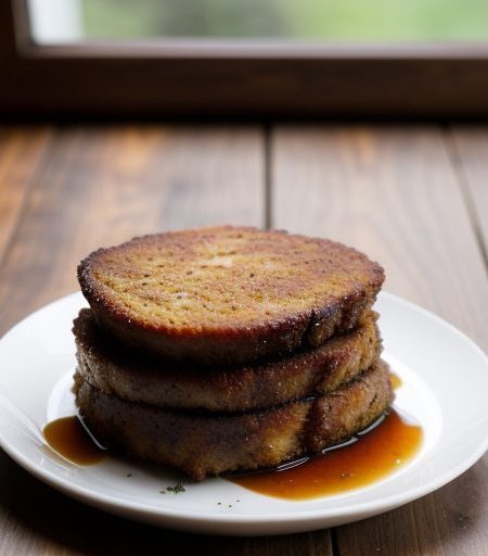 Crispy Porkroast With Basilsauce recipe image