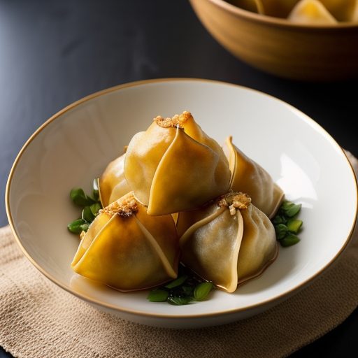 Crispy Yam and Goat Cheese Wontons - Bon Appetit recipe image