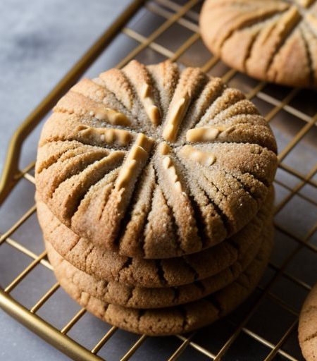 Crisscross Peanut Butter Cookies recipe image