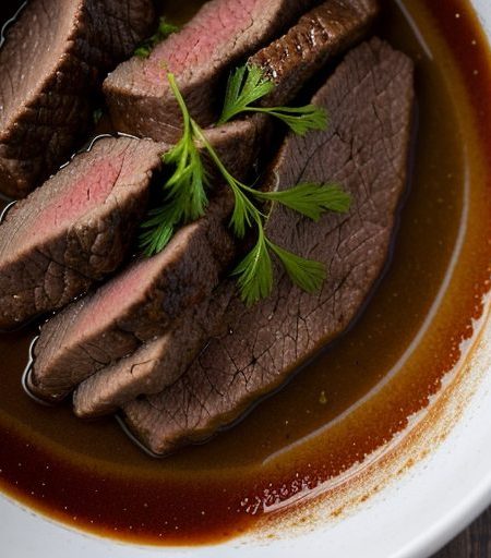 Cristel's Beef Strips With Sweet & Hot Sauce recipe image