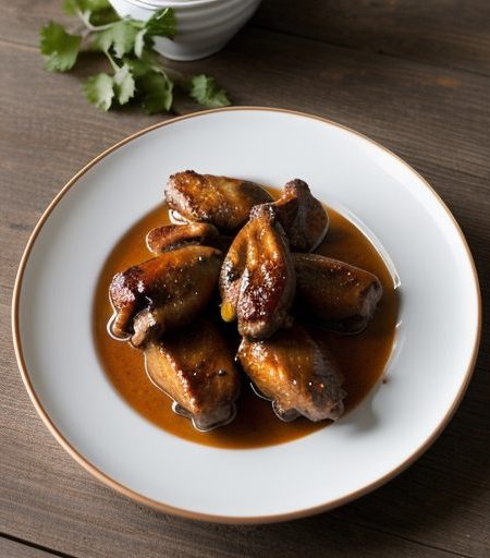 Crock Pot BBQ Chicken Wings recipe image