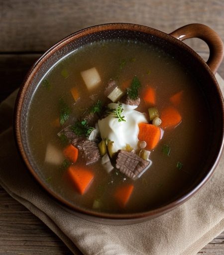 Crock-Pot Beef Vegetable Soup recipe image