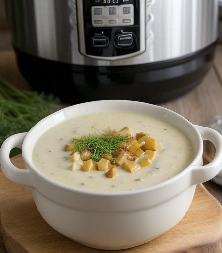 Crock-Pot Potato-Cheese Soup recipe image