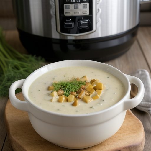 Crock-Pot Potato-Cheese Soup recipe image