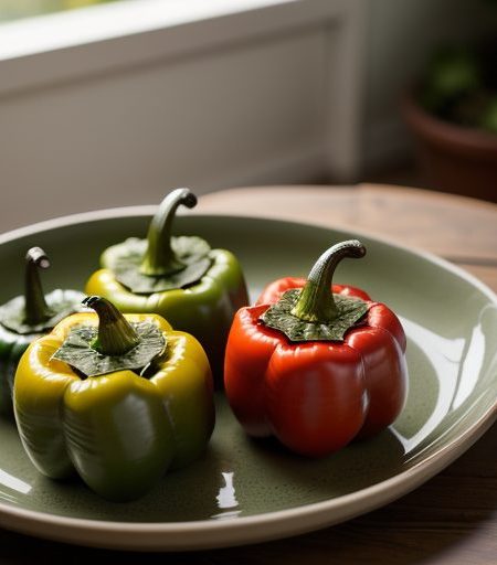 Crock Pot Stuffed Peppers recipe image