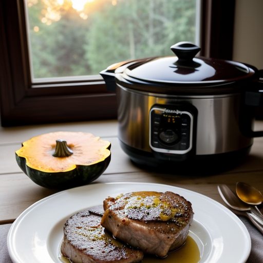 Crockpot Autumn Pork Chops recipe image