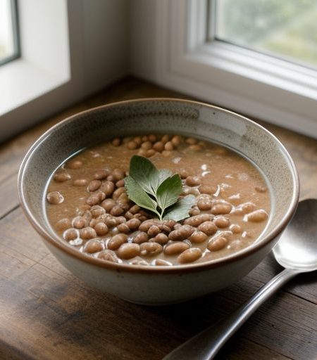 Crockpot Bean Soup (Vegan recipe image