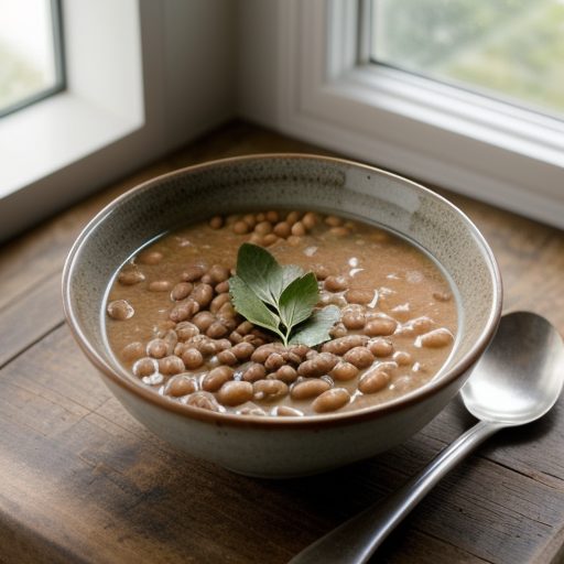 Crockpot Bean Soup (Vegan recipe image