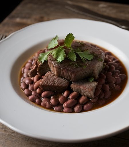 Crockpot Beef & Beans recipe image