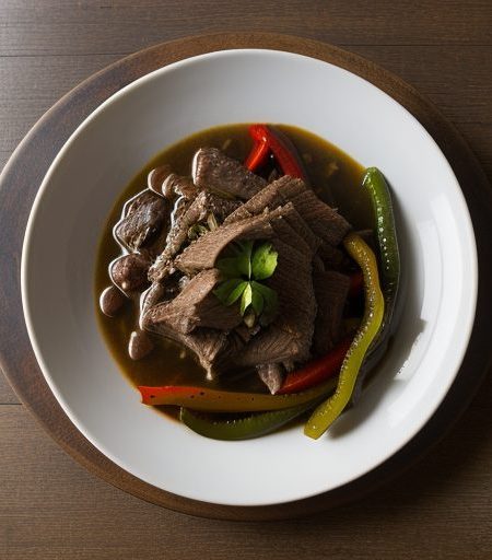 Crockpot Beef & Peppers recipe image