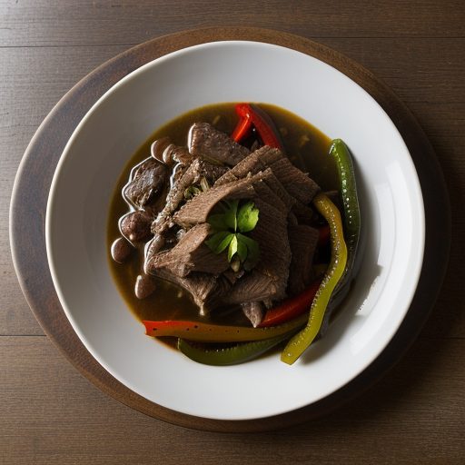 Crockpot Beef & Peppers recipe image