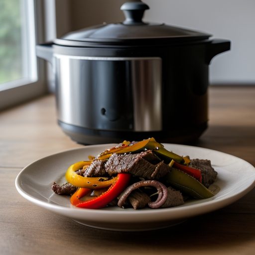 Crockpot Beef and Peppers (6 PTS recipe image