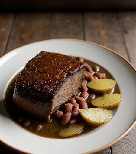 Crockpot Brisket & Beans recipe image
