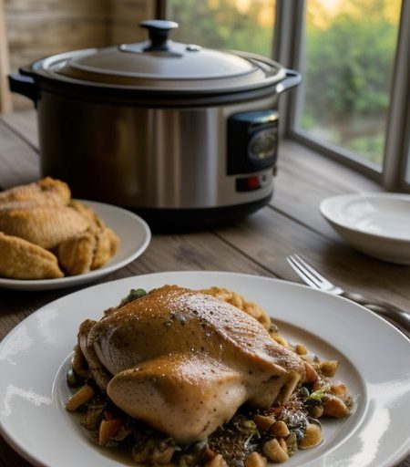 Crockpot Cafe Chicken recipe image