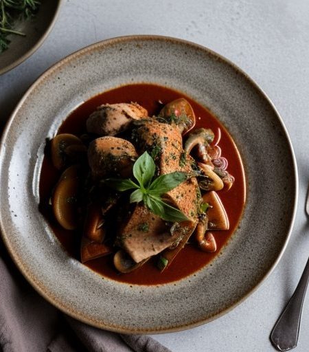 Crockpot Chicken Cacciatore (5 PTS recipe image