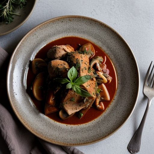 Crockpot Chicken Cacciatore (5 PTS recipe image