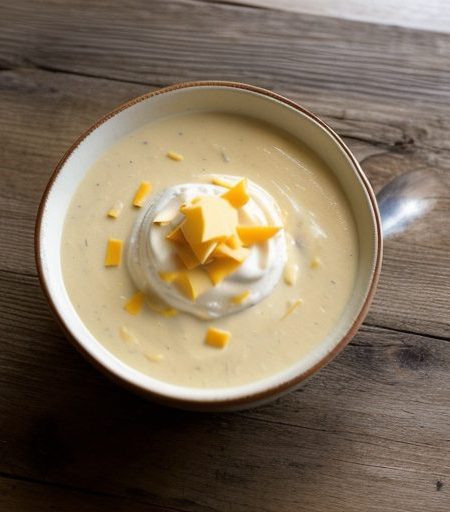 Crockpot Chicken & Cheddar Sauce recipe image