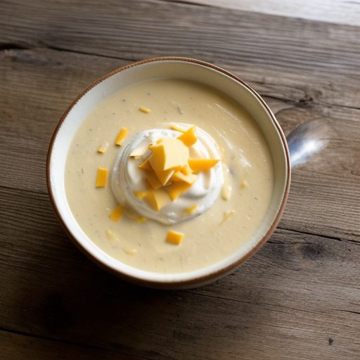 Crockpot Chicken & Cheddar Sauce recipe image