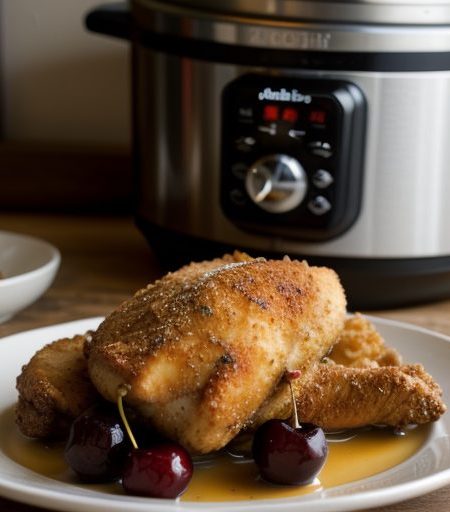 Crockpot Chicken & Cherries Jubilee recipe image