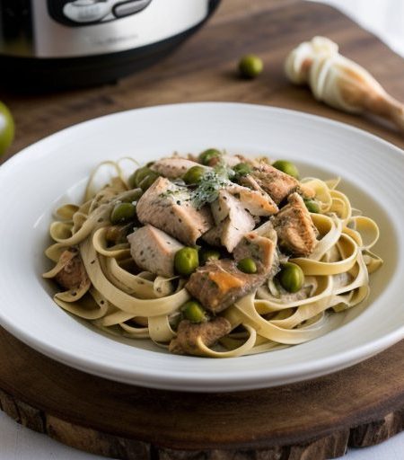 Crockpot Chicken Fettuccine recipe image