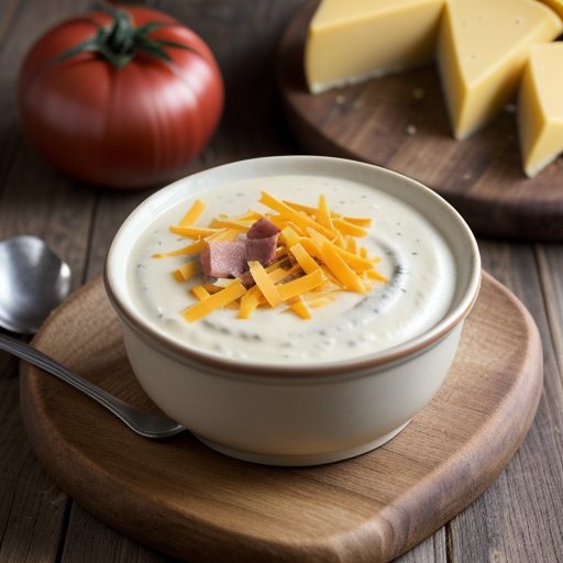 Crockpot Chicken and Cheddar Sauce recipe image