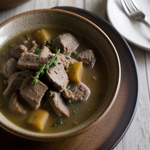 Crockpot Cider Pork Stew recipe image