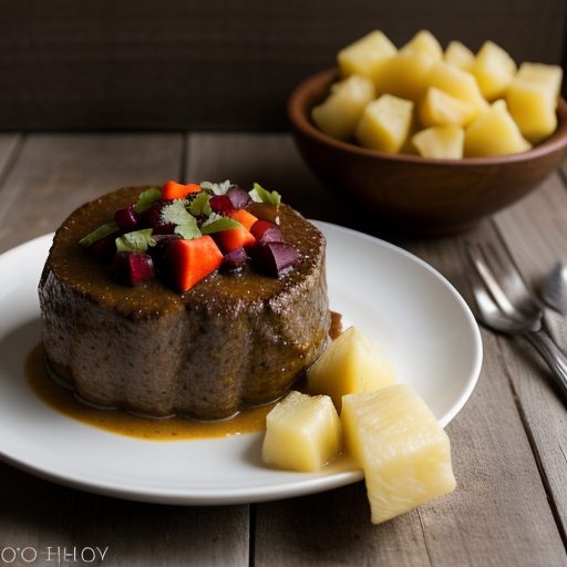Crockpot Curried Beef With Fruit recipe image