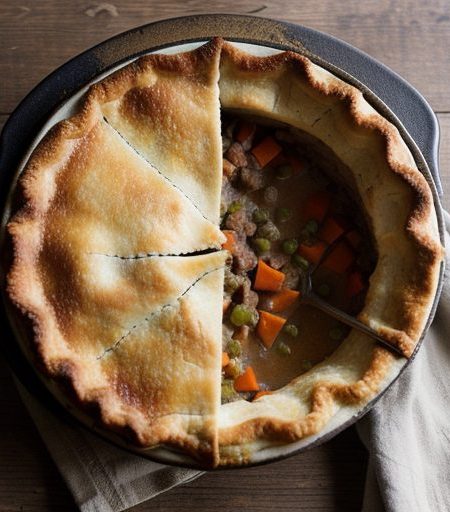 Crockpot English Beef Pot Pie recipe image