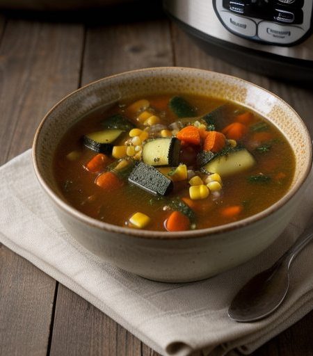 Crockpot Italian Vegetable Soup recipe image