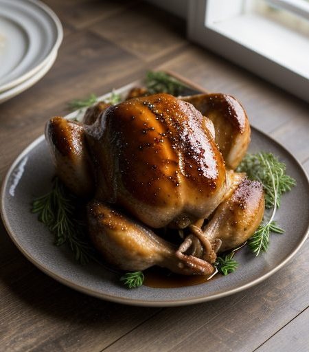 Crockpot Lacquered Chicken recipe image