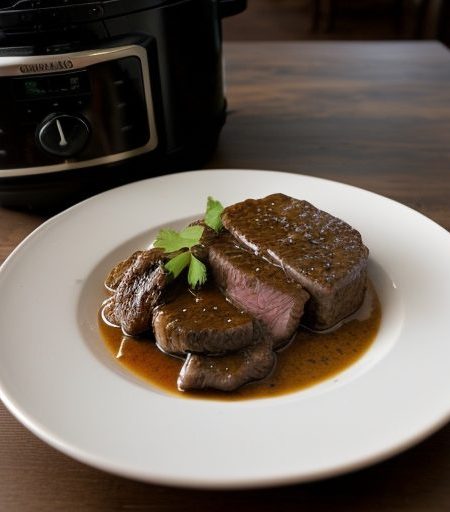 Crockpot Smothered Steak recipe image