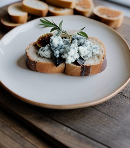 Crostini With Honey, Gorgonzola and Figs (2 PTS recipe image