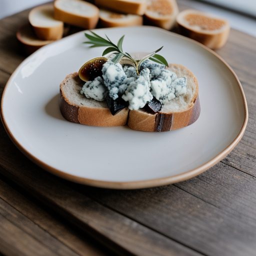 Crostini With Honey, Gorgonzola and Figs (2 PTS recipe image