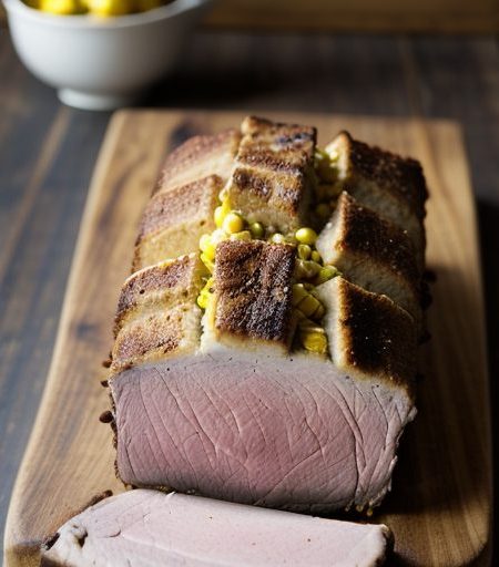 Crown Roast of Lamb With Corn Bread Stuffing recipe image