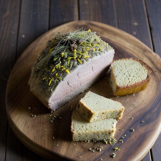 Crown Roast of Pork With Cornbread Hominy Stuffing recipe image