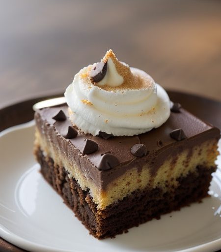 Cruhchy-Topped Coffee Cake With Chocolate Chips recipe image