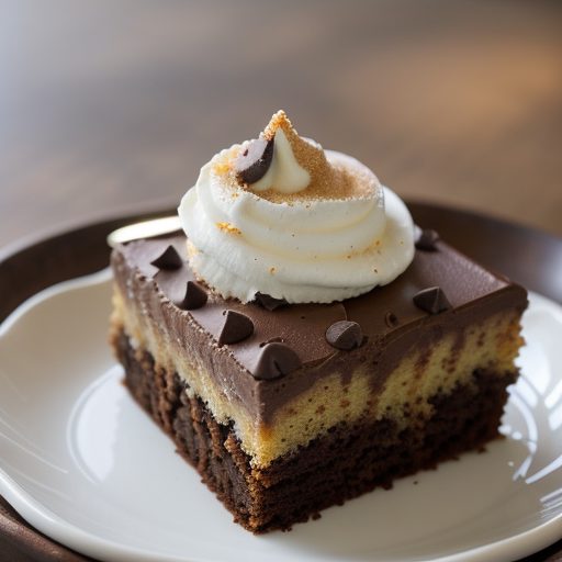 Cruhchy-Topped Coffee Cake With Chocolate Chips recipe image