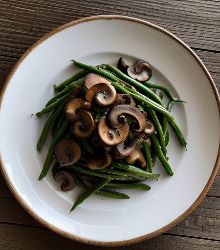 Crumb-Topped Green Beans & Mushrooms recipe image