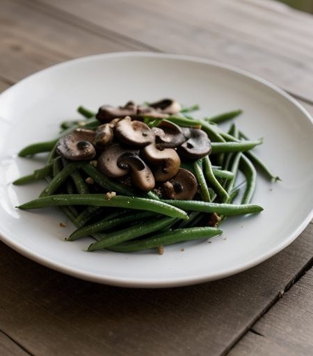 Crumb-Topped Green Beans & Mushrooms recipe image