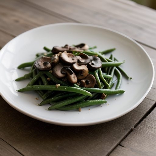 Crumb-Topped Green Beans & Mushrooms recipe image
