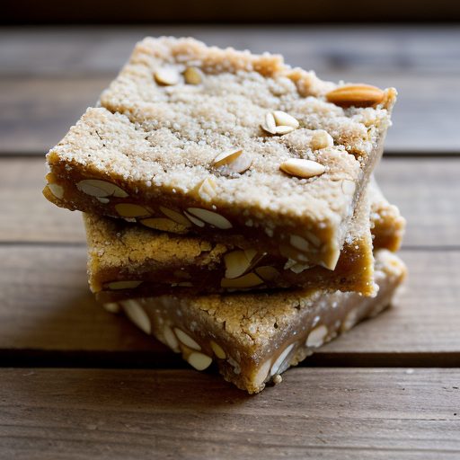 Crunchy Almond Bars recipe image