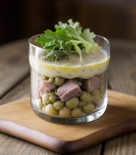 Crunchy Baked Ham Salad recipe image