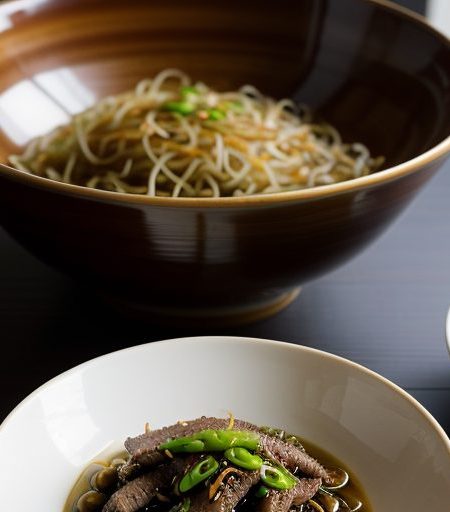 Crunchy Bean Sprouts With Beef recipe image
